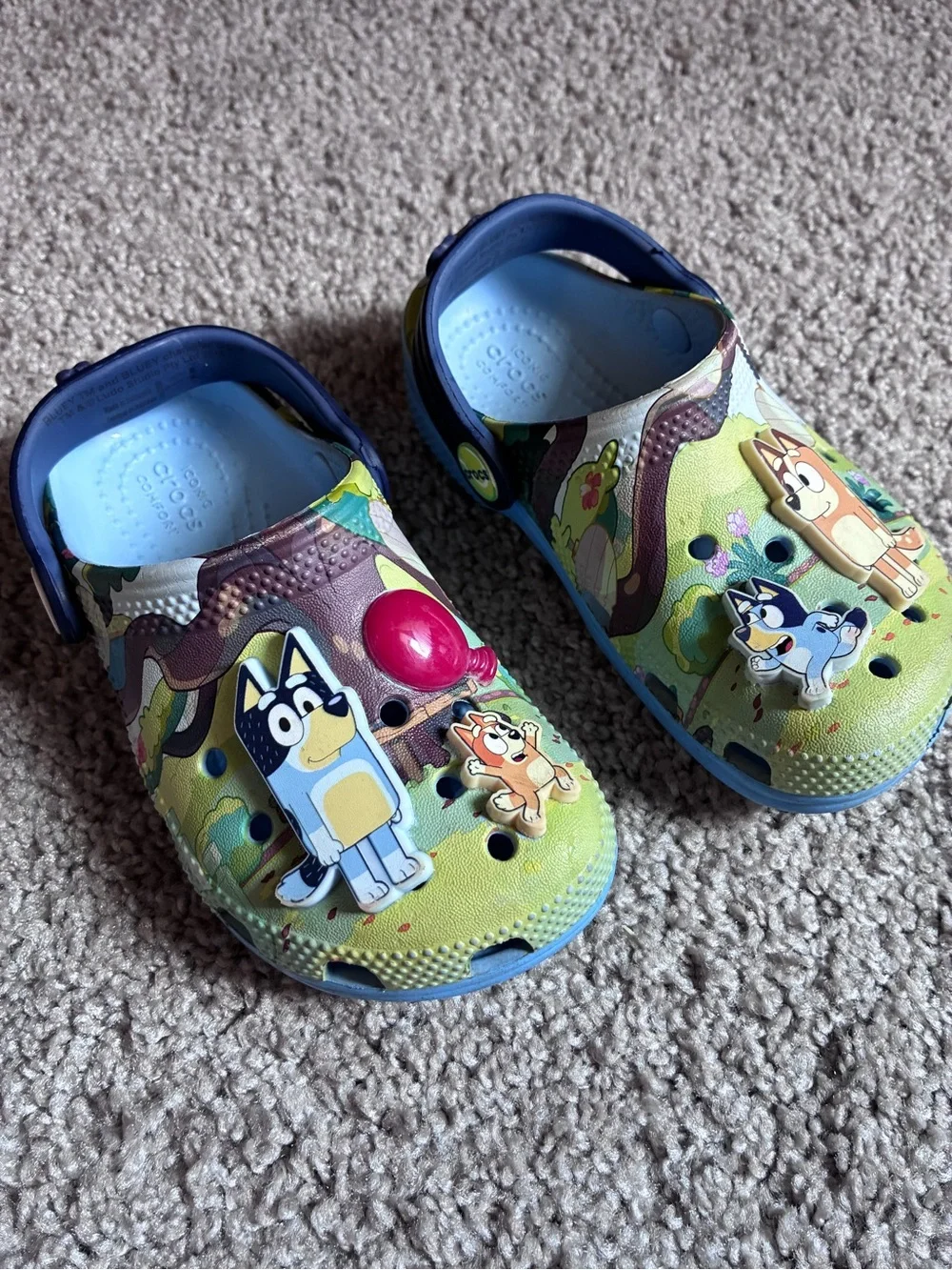 Bluey Crocs-Toddler 9